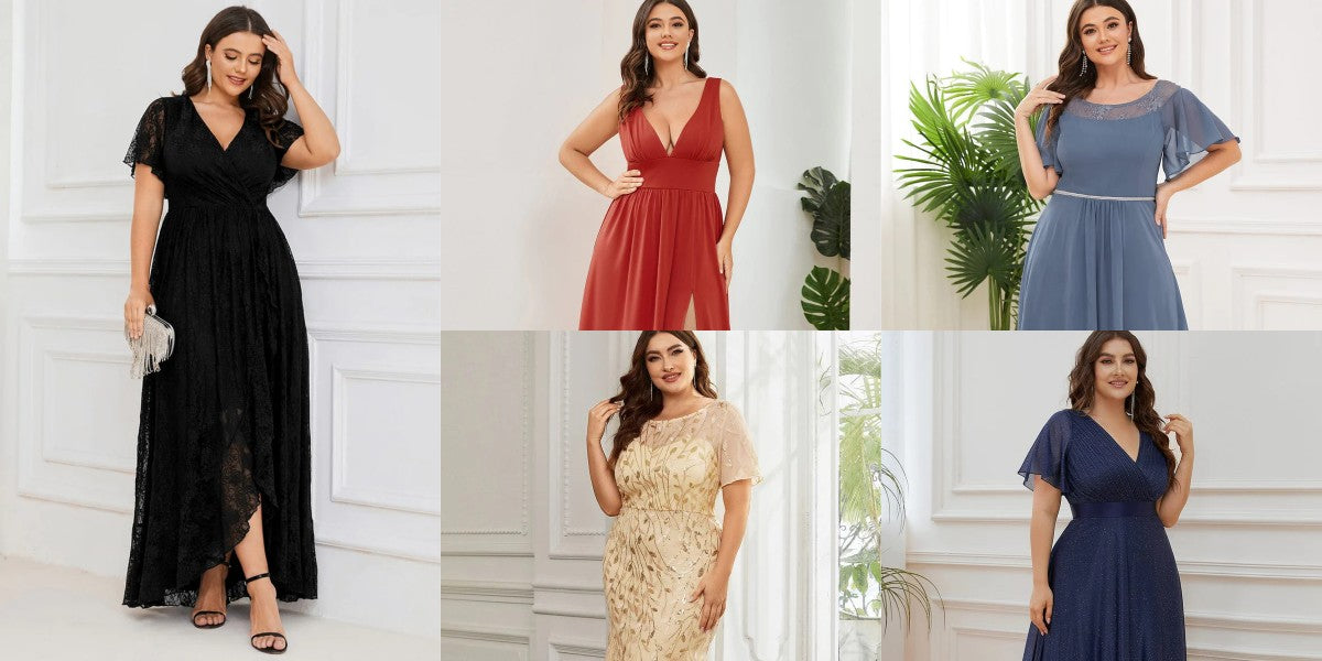 most flattering cocktail dresses for plus size